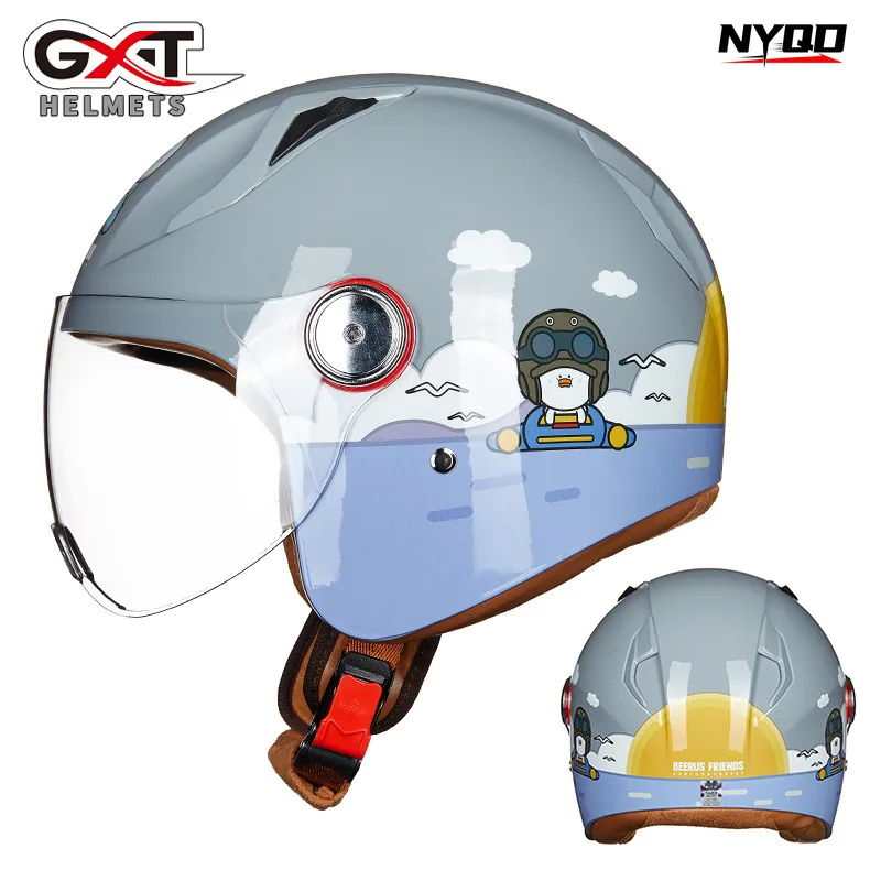 Child Motorcycle Helmet Motos Protective Safety Helmets for Kids 2~8 Years Old Child Motocross Scooter Sports Helmet casco moto