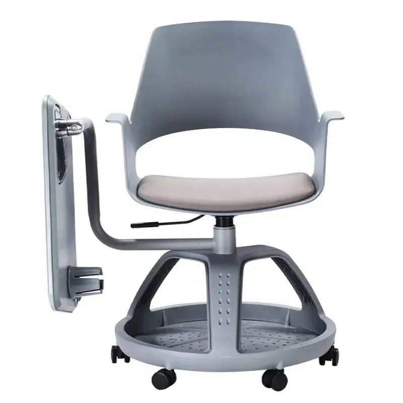 Student desk plastic Meeting chair Multipurpose chair school chair with writing pad