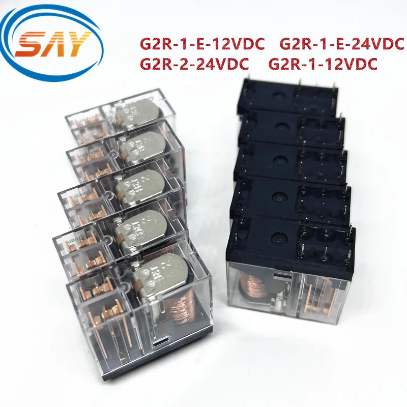 2PCS Brand New and Original G2R-1-12VDC 10A G2R-2-24VDC 5A G2R-1-E-5VDC 16A 5V 12V 24V 110V 230V Power Relay