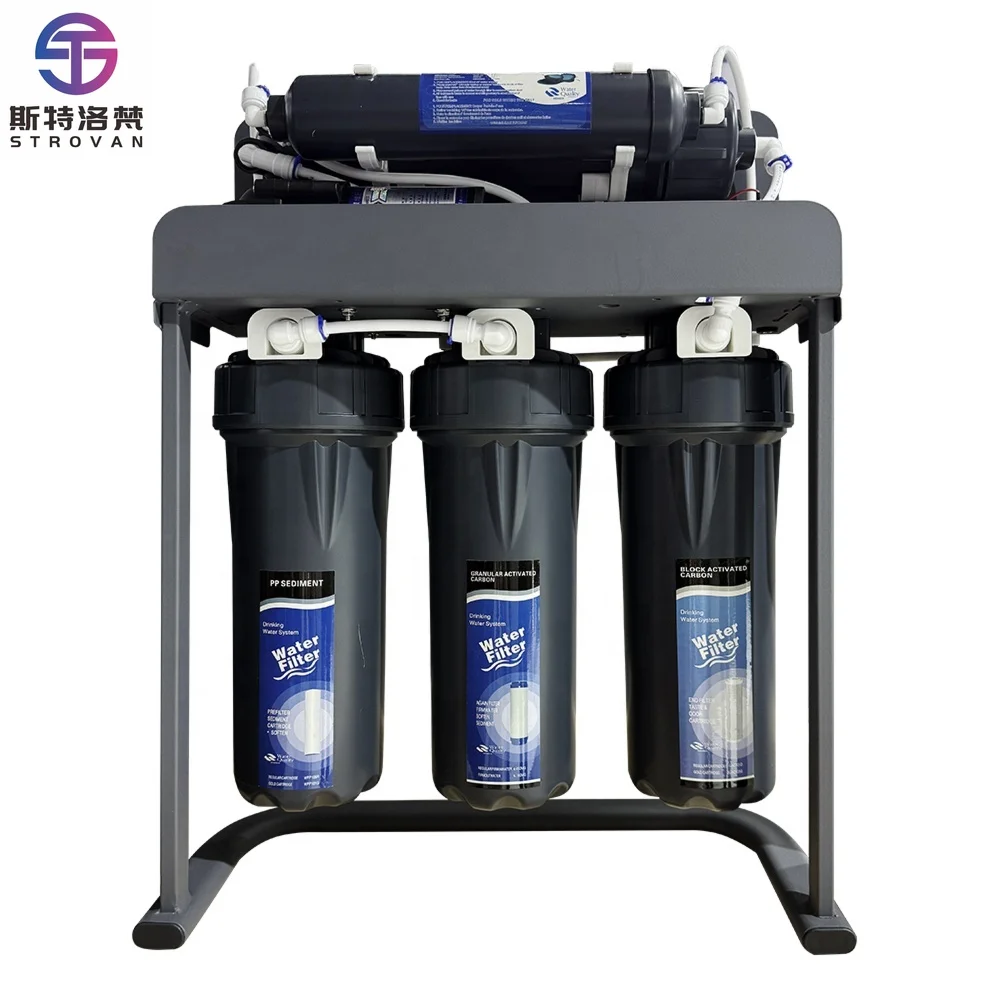 STLF Standard and Upgraded Electric Self-Cleaning RO Filtration System for Home and Commercial Use Stage 5 Reverse Osmosis