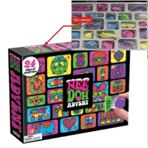 Needoh 2026 Weihnachts-Countdown-Kalender mit Schatzsuchen, Neujahrsüberraschungen, Mystery-Box-Spielzeugen, Partys und Jahresendgeschenken.