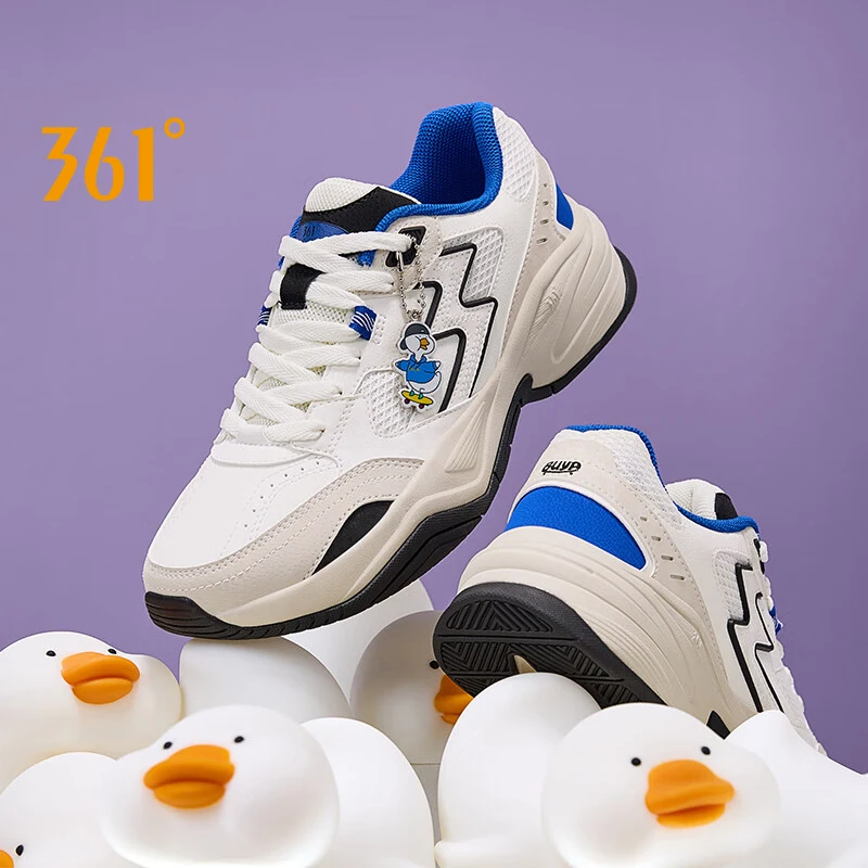 

361 Degrees Men Casual Shoes Trendy Lightweight Comfortable Breathable Flexible Cushioning Antiskid Male Sneakers 672436777