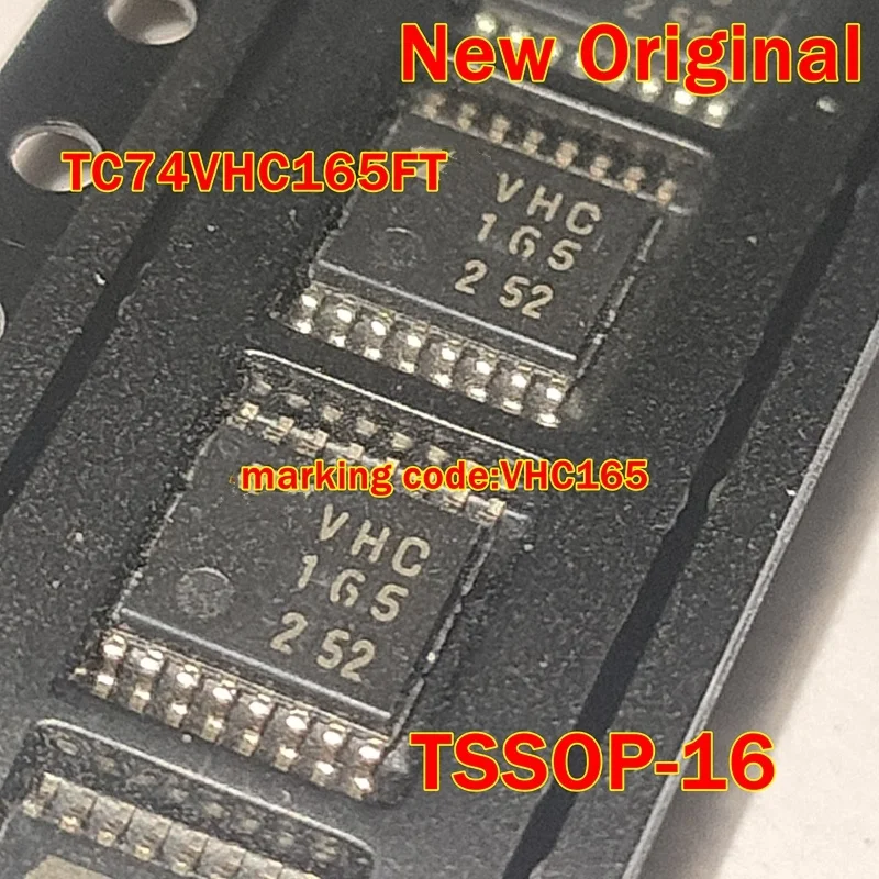 

1pcs to 100pcs TC74VHC165FT TSSOP-16 New Original marking code:VHC165 8-BIT SHIFT REGISTER