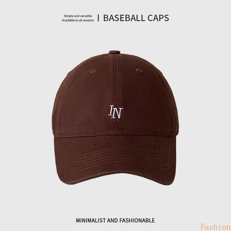 

Summer Soft Top Baseball Cap Fashion INS Style Letter Embroidery Sun Hat Adjustable Breathable Unisex Casual Outdoor Accessories