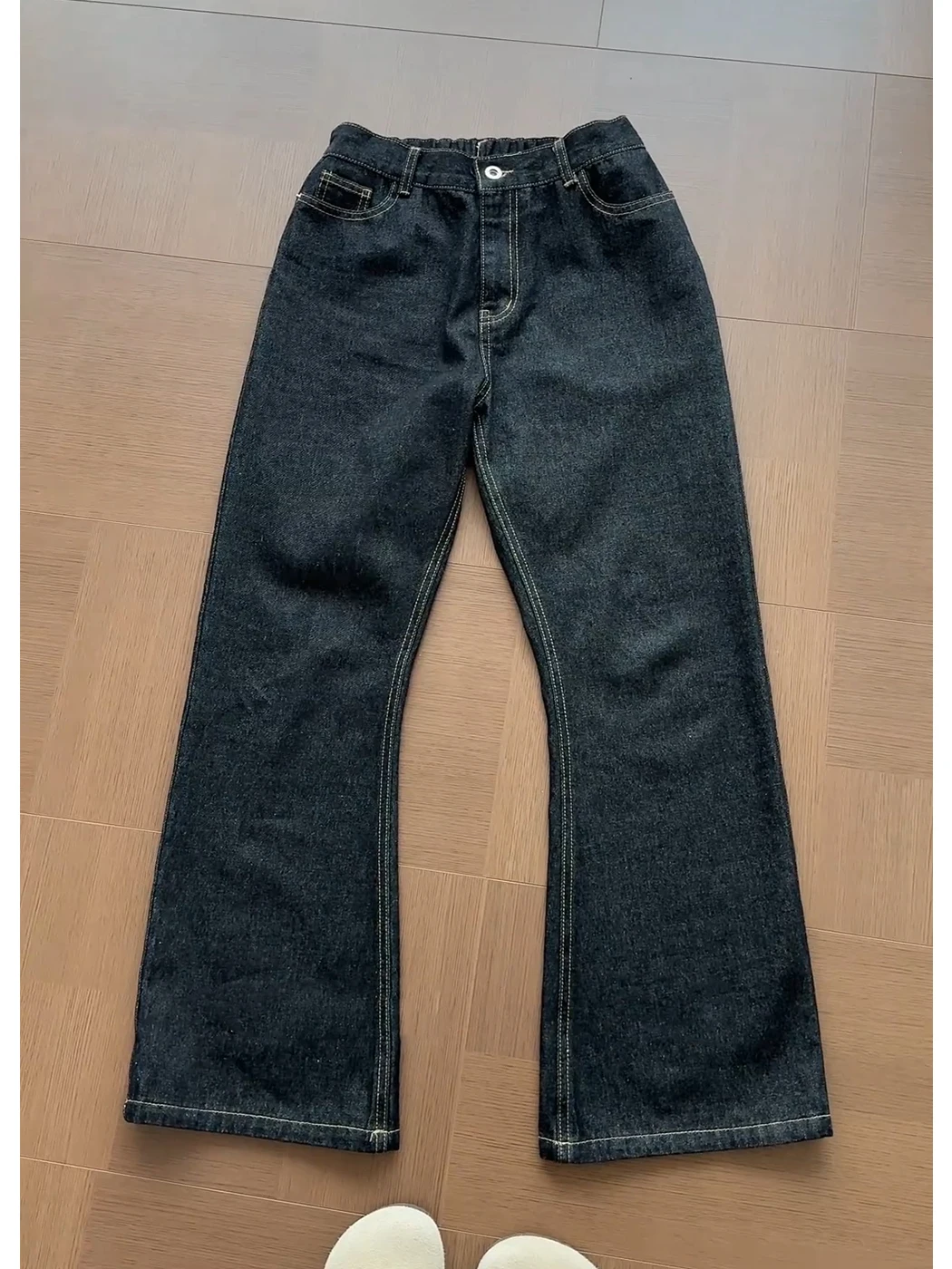 

Джинсы Bla Original Denim для мужчин, прямые брюки в стиле High Street, крутые и стильные, из полиэфирного волокна, для подростков