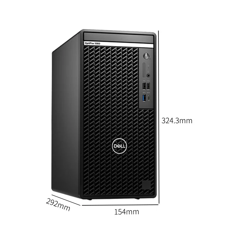 Optiplex 5000MT Desktop PC Black host with Core I5-12500 16G DDR4 memory 512G SSD