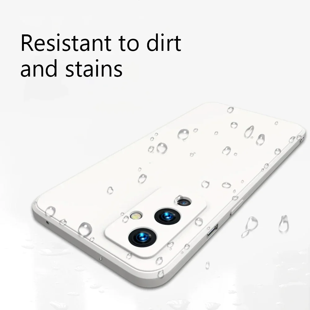 OnePlus 7 7T 8 8T 9 Pro 9R 9RT 카메라 보호 소프트 백 커버 One Plus 9Pro T R RT 용 기존 사각형 액체 실리콘 귀여운 케이스