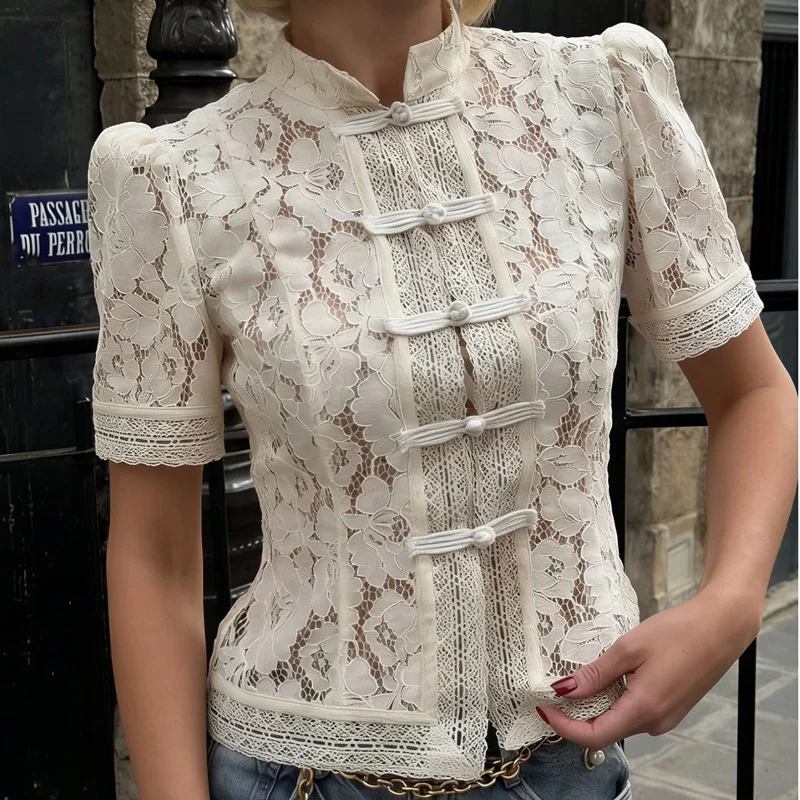Short Sleeves White