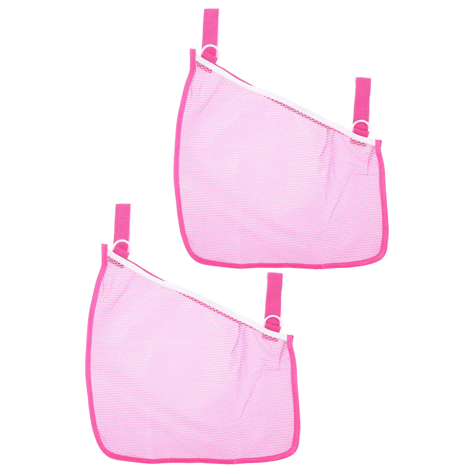 2 قطعة حقيبة للحمل مقاوم للماء تخزين شبكي قابل للتعديل لزجاجة الحفاضات المنظم السفر في الهواء الطلق عربة حقيبة التخزين الطفل