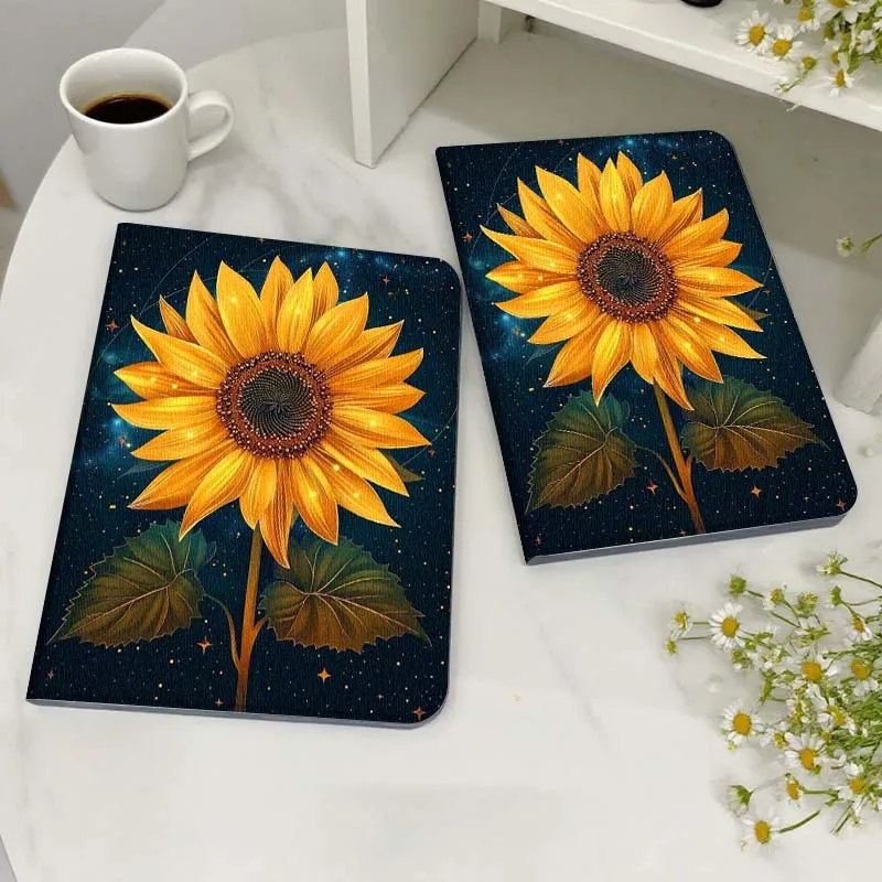 

Starry Night Sunflower Art Case For Honor MagicPad MatePad M5 8 9 2 3 10 12 X V7 V8 X8 X9 V9 GT X9a GT2 S Air Pro Tablet
