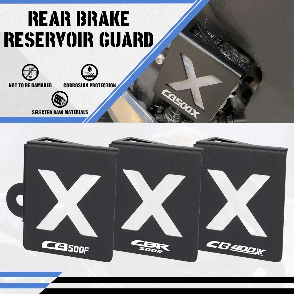 

2026 2025 2024 Motorcycle Rear Brake Fluid Cap Guard For Honda CB500 Hornet CB400X CB500X CB500F CBR400R CBR500R ABS 2019-2023