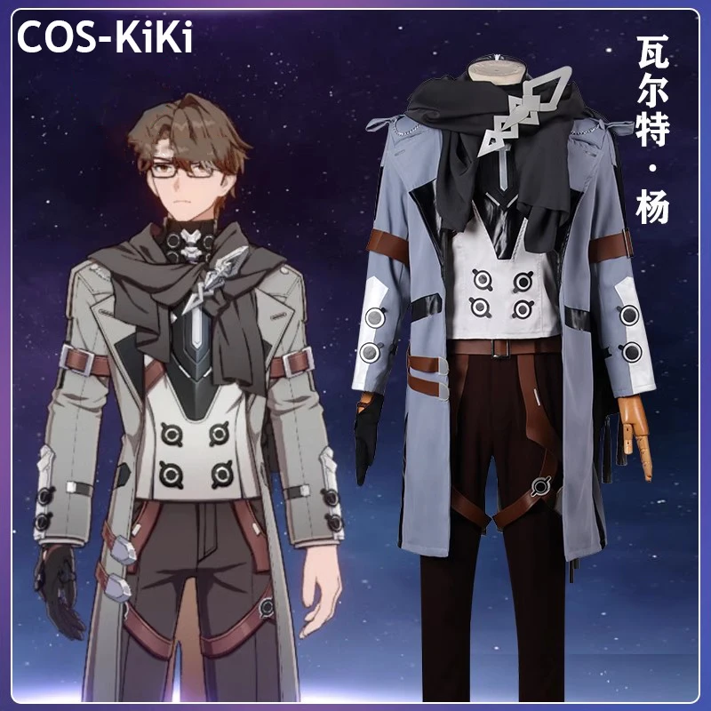 

COS-KiKi Honkai: Star Rail Welt Yang Game Suit Cosplay Costume Gorgeous Handsome Uniform Halloween Party Outfit Men Any Size