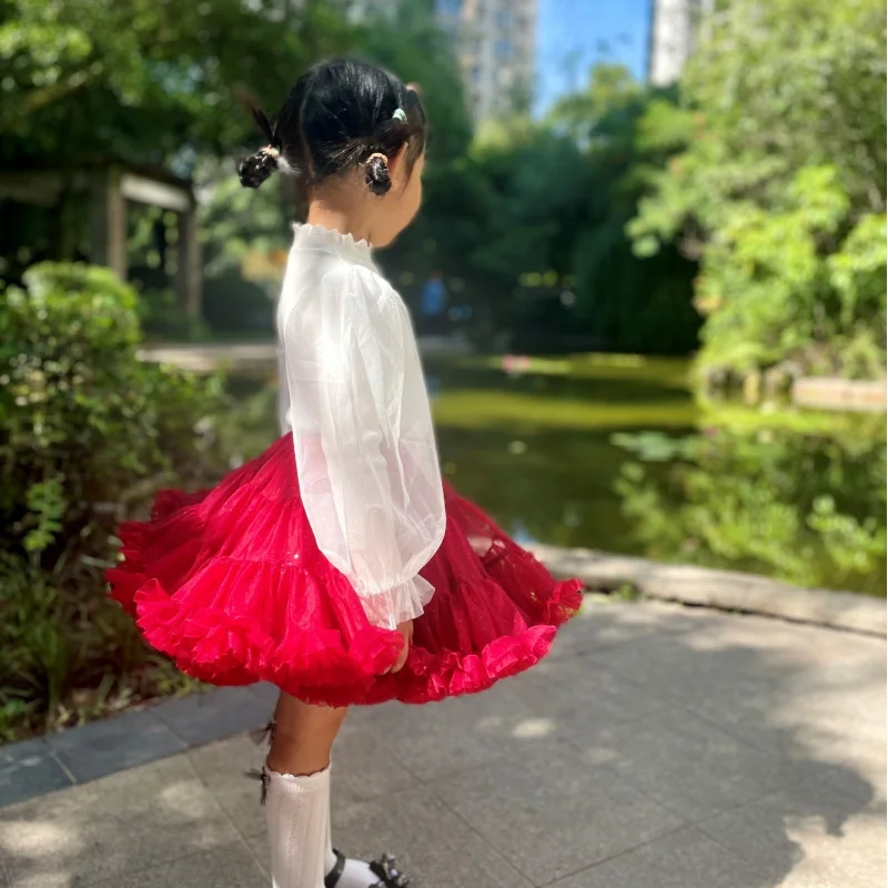 XINGX Sudden Skirt Pettiskirt Second GenerationtutuSkirt Baby Girl Princess Dress Child Girl Skirt One Piece Dropshipping