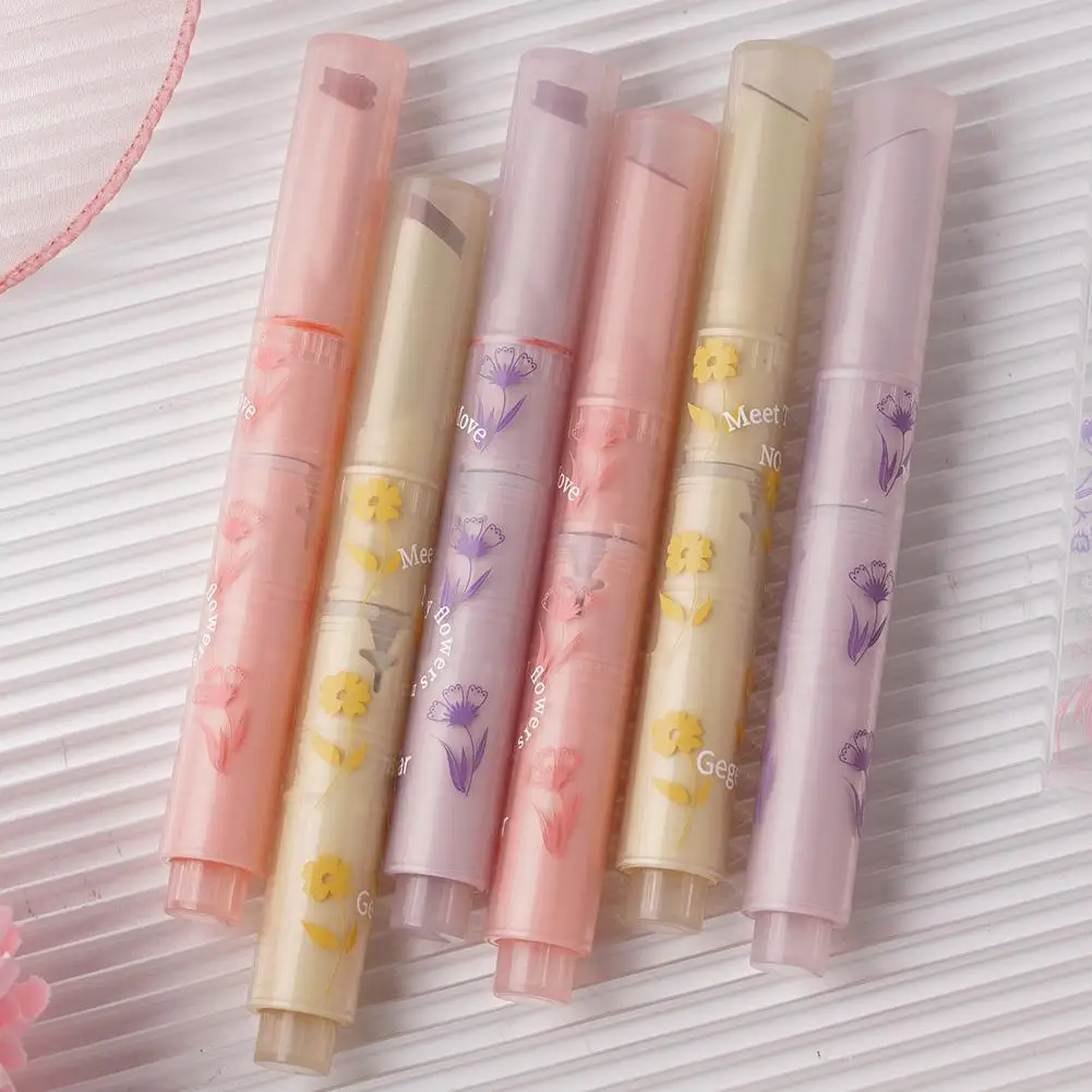 Klares Wasser Licht fester Lip gloss Gelee rosa Lippen tönung Glas feuchtigkeit spendende Lippenstift Bleistift Lippen spiegel herzförmige Glasur machen w6d4