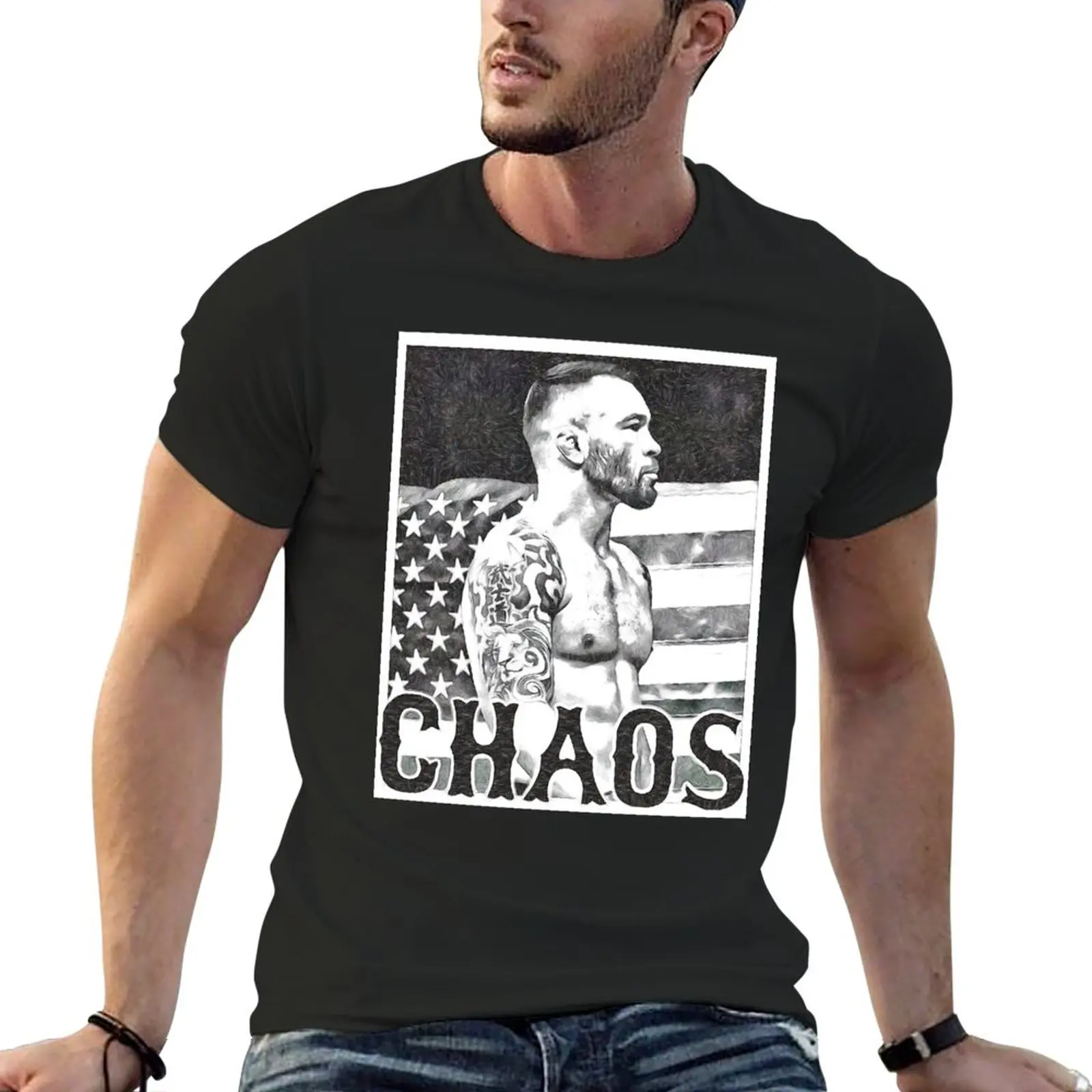 

New CHAOS T-Shirt graphic t shirts hippie clothes plain t shirts men