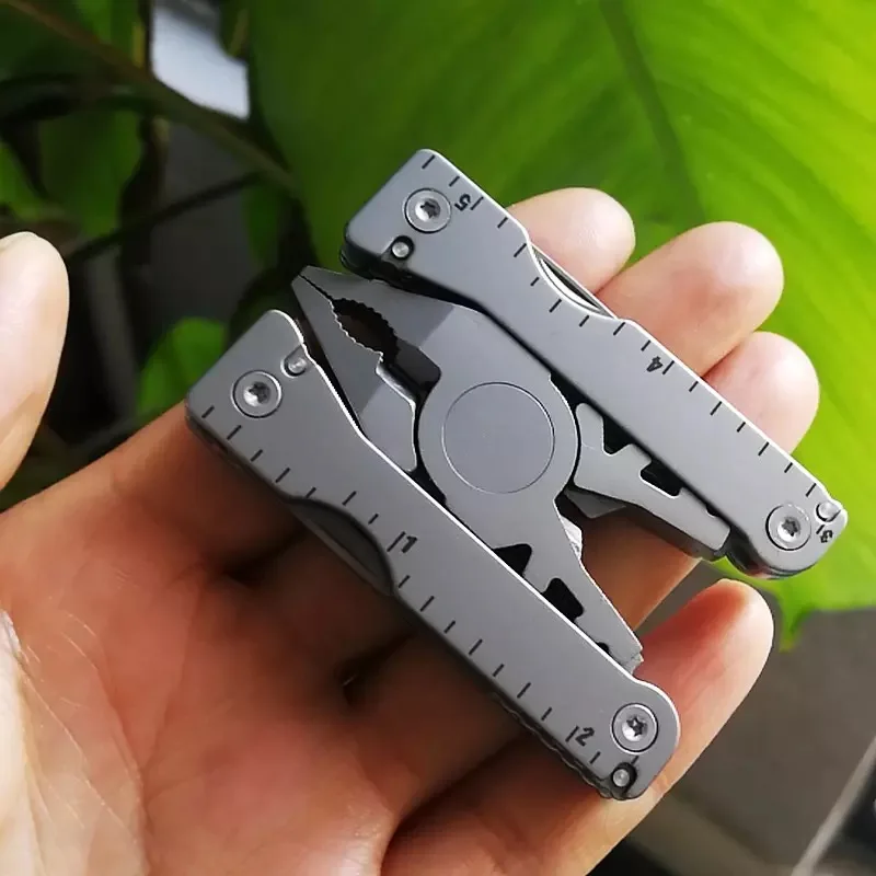 9 Functions In 1 Multi-Tool Camping Tent Travel Folding Knife Outdoor Self-Defense Tactical EDC Survival Portable Mini Pocket