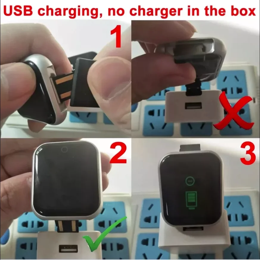 10 PCS Y68 Smart Watch Bluetooth Sports Charging With USB Custom Watchfaces Women Smartbracelet D20 for Android IOS