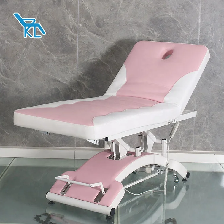 Coofull Luxurious Beauty Spa Massage Table With Four Electric Motors, Eyelash Bed, Podiatry, Tattoo Treatment, Facial Chair