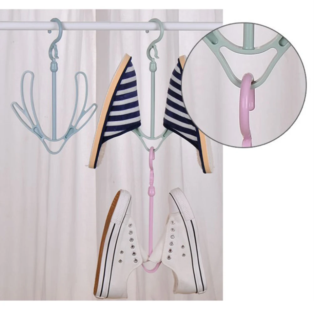 

10pcs Windproof Shoe Rack PP Boot Stand Shape Keeper Drying Hanger for Bathroom Balcony Outdoor Shoes Dryer Rack Drying