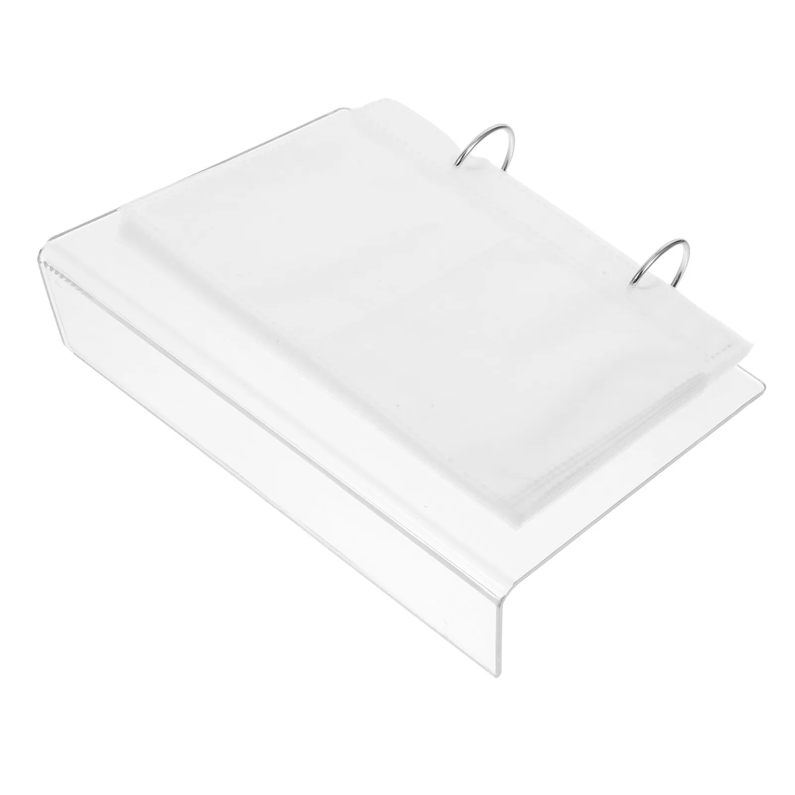 

Nail Wraps Storage Book Flip-Page Transparent Design for Easy Viewing Selection Salon Decor Display Nail Technician Tool