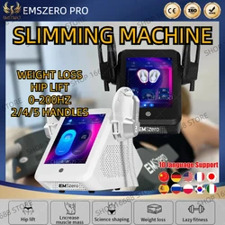 Portable EMSzero Sculpt Body Contouting 15 Tesla 200Hz EMSZERO Body Sculpting Muscle Stimulator Fitness Machine