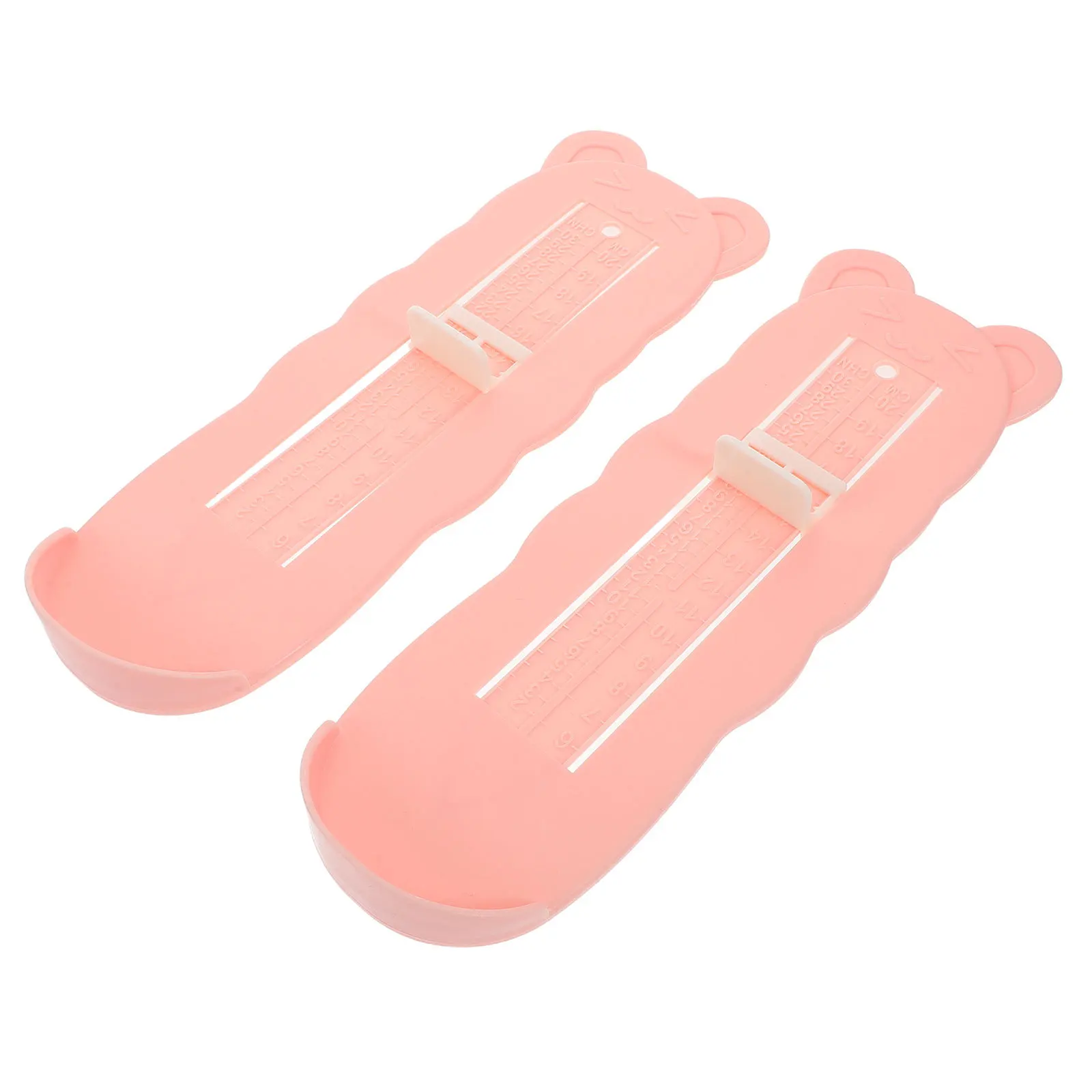2Pcs Children Foot Measurement Device Baby Toddler Foot Sizer Accurate Shoe Fit Measuring Instrument Shoe Sizing Guide