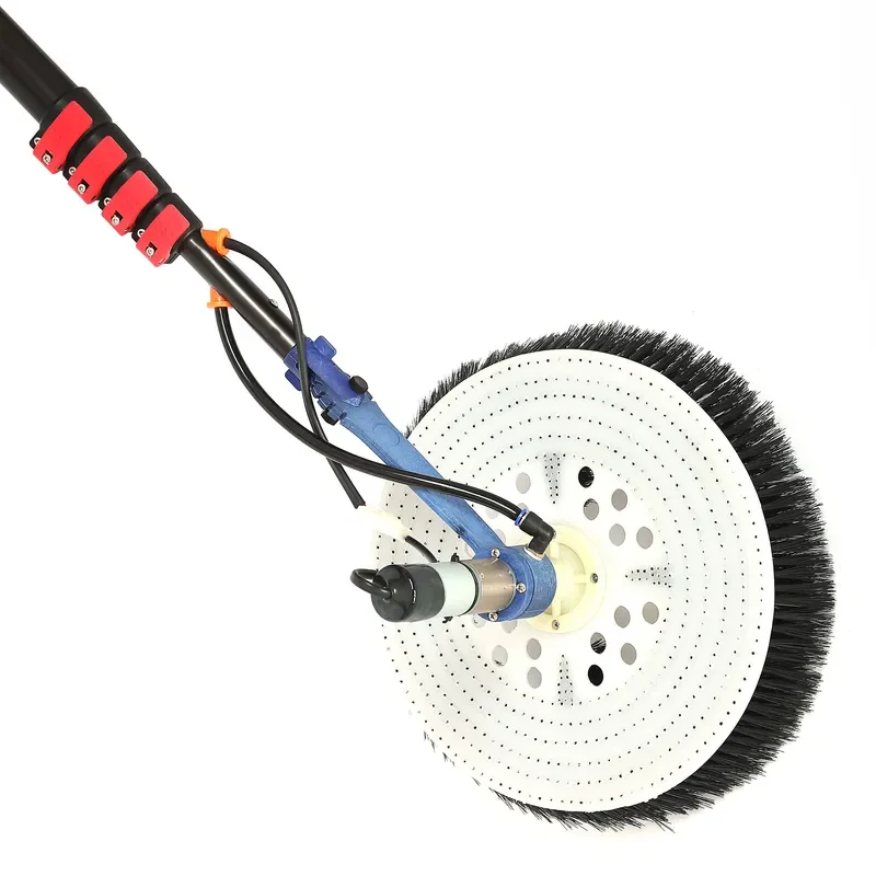 For Solar Panel Cleaning Robot Disposable Aluminum Rotating Brush 40mm Wire 4 Sections Eco Friendly PV Household Maintenance