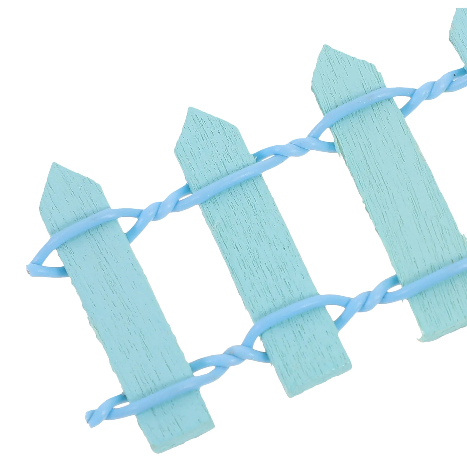 

15Pcs Miniature Garden Fence Decorative Wood Fence for Succulent Plants Mini Landscape Fairy Garden Micro Landscape Accessories