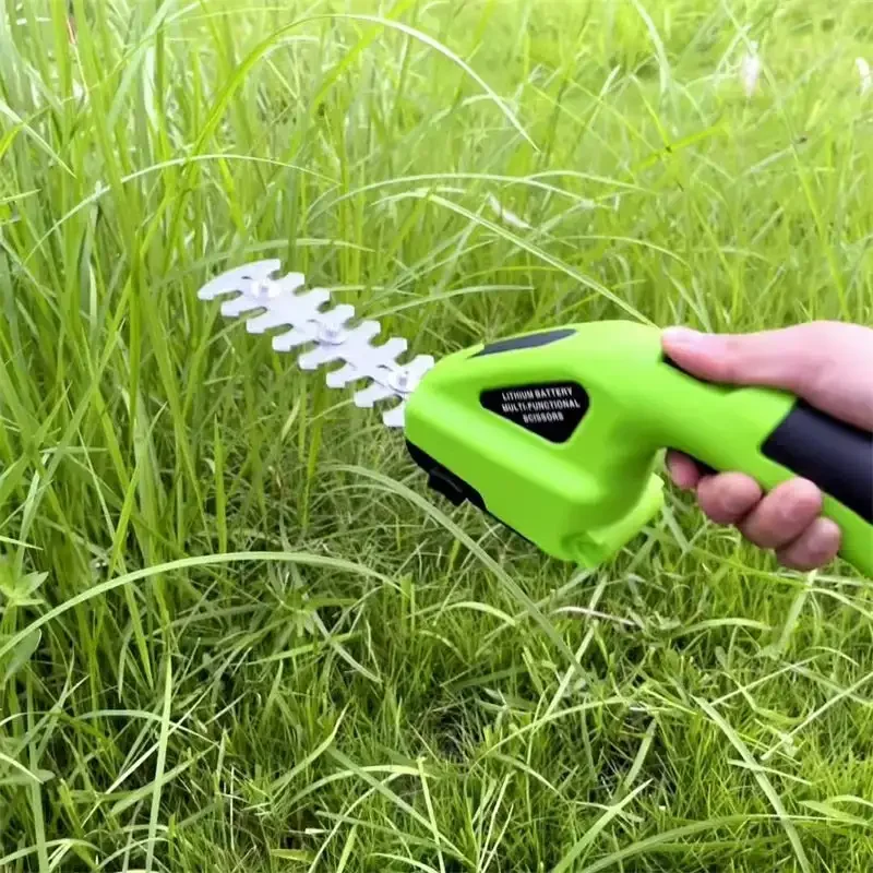 2-In-1 Cordless Shears And Hedge Trimmers Dual Purpose Rechargeable Pruning Shears Garden Single-Handed Hedge Trimmers