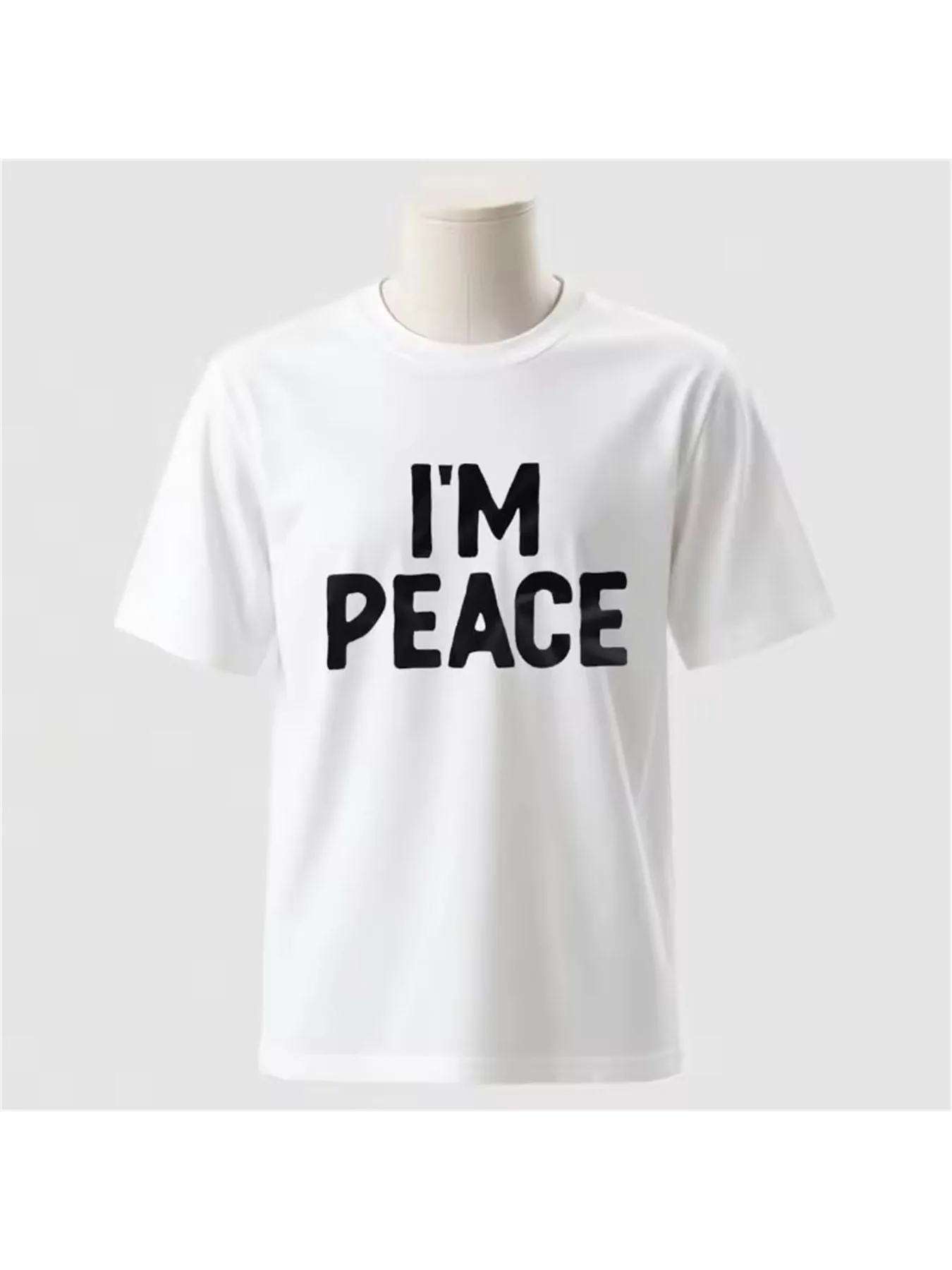 I Come in Peace I Am Peace Funny T-Shirts Double Meaning Humor Inappropriate Men Women Summer Couple T-Shirts Casual Fashion
