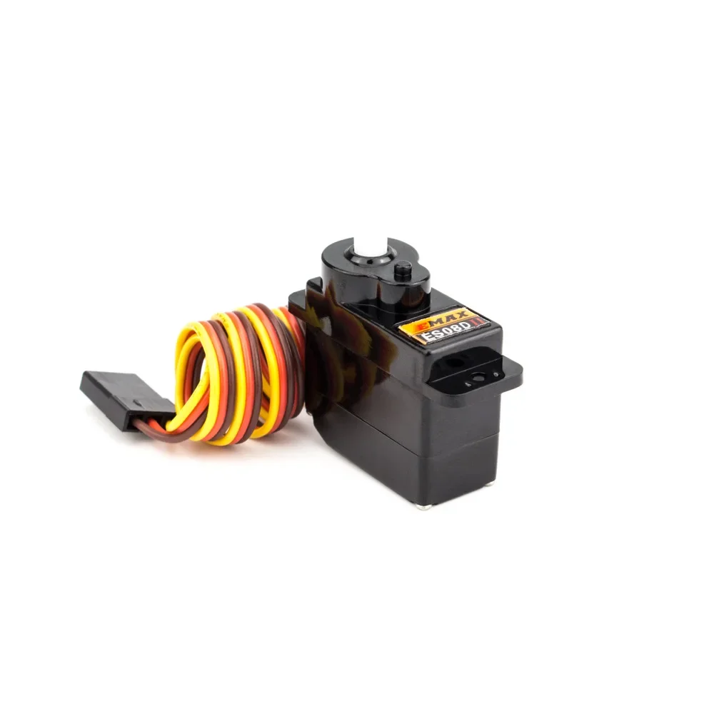 Atualizado es08d micro servo digital 8g de alta precisão 4.8v-6v reverso para drones de aeronaves planador robô modelo servos acessórios