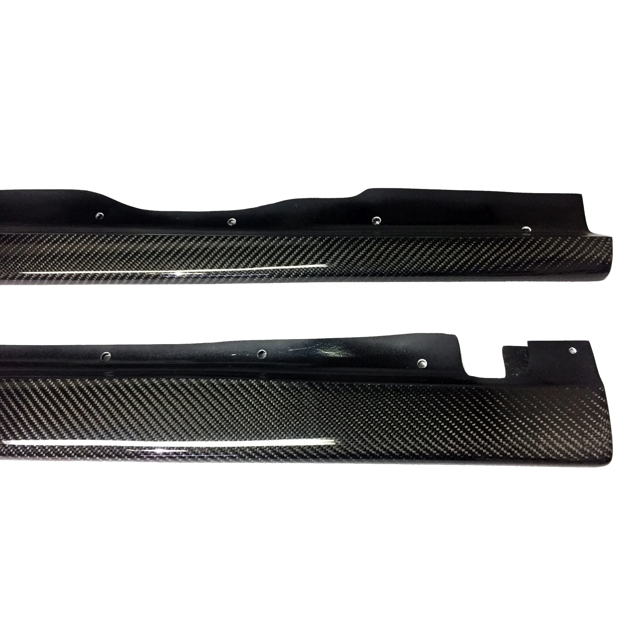 FOR E46 M3 JGS STYLE CARBON FIBER SIDE EXTENSIONS