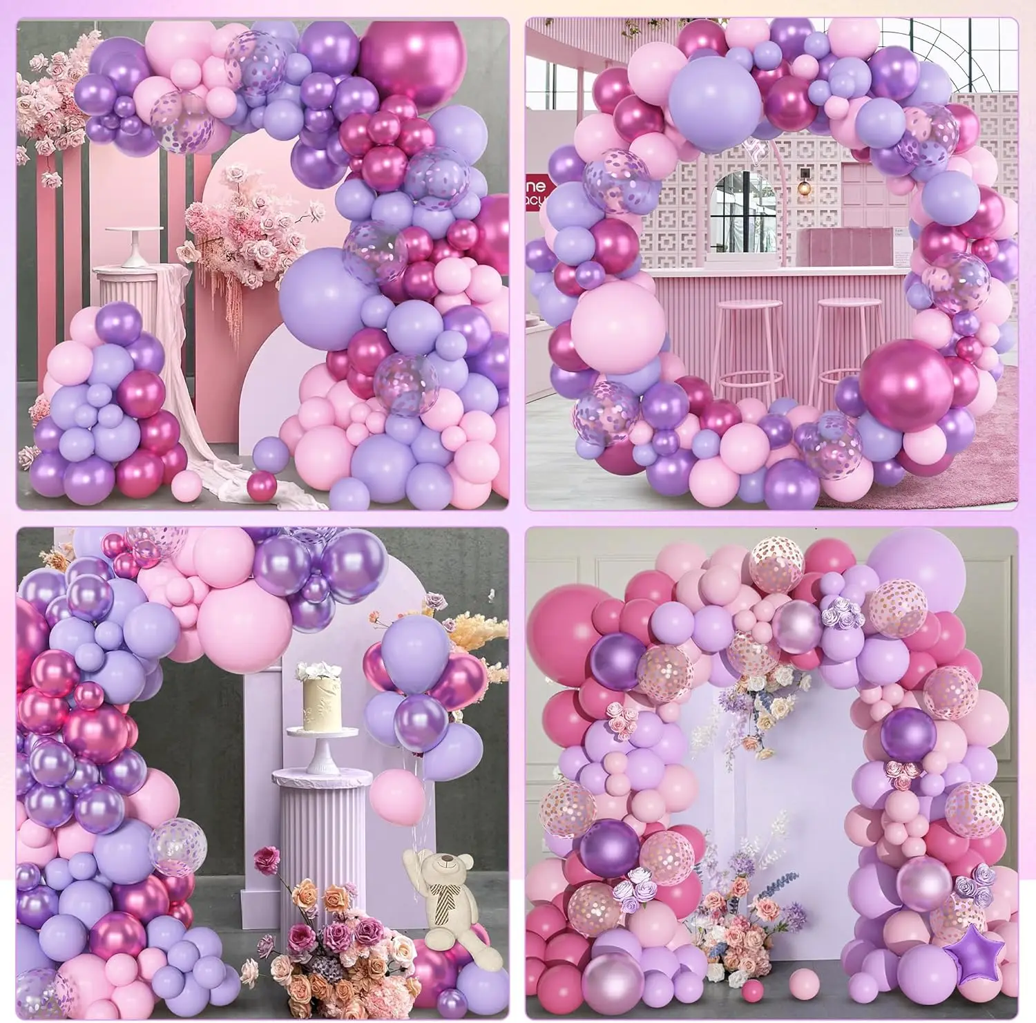 112Pcs Sand White and Gold Balloon Garland Arch Kit for Bridal Wedding Engagement Anniversary Baptism Birthday Party Decorations