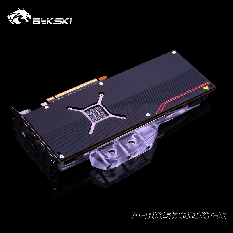 Bykski GPU Water Block A-RX5700XT-X for AMD Radeon Public PCB RX 5700 XT/5700 Full Cover GPU Water Cooling Cooler RGB RBW Light