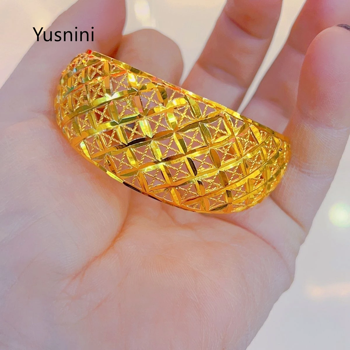 Nowy Francuski Dubajski Luksus – Women'S Fashion Rings Gold recenzja i cena