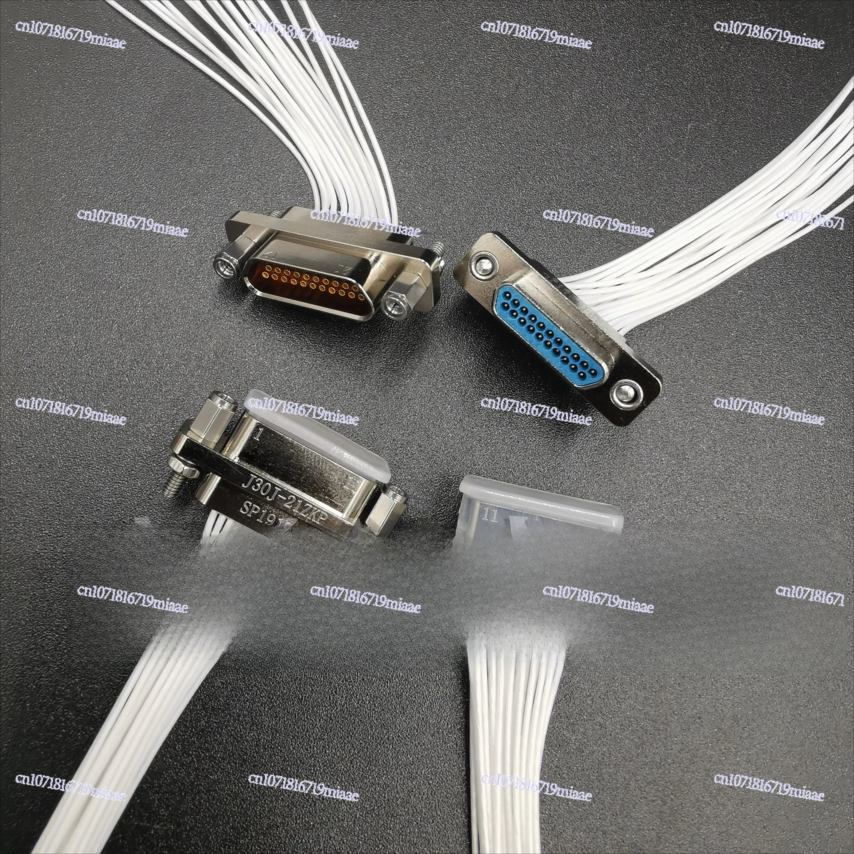 

21-pin Plug and Socket J30J-21zkw-j TJ/ZK J30J-21TJL J30J-21ZKP