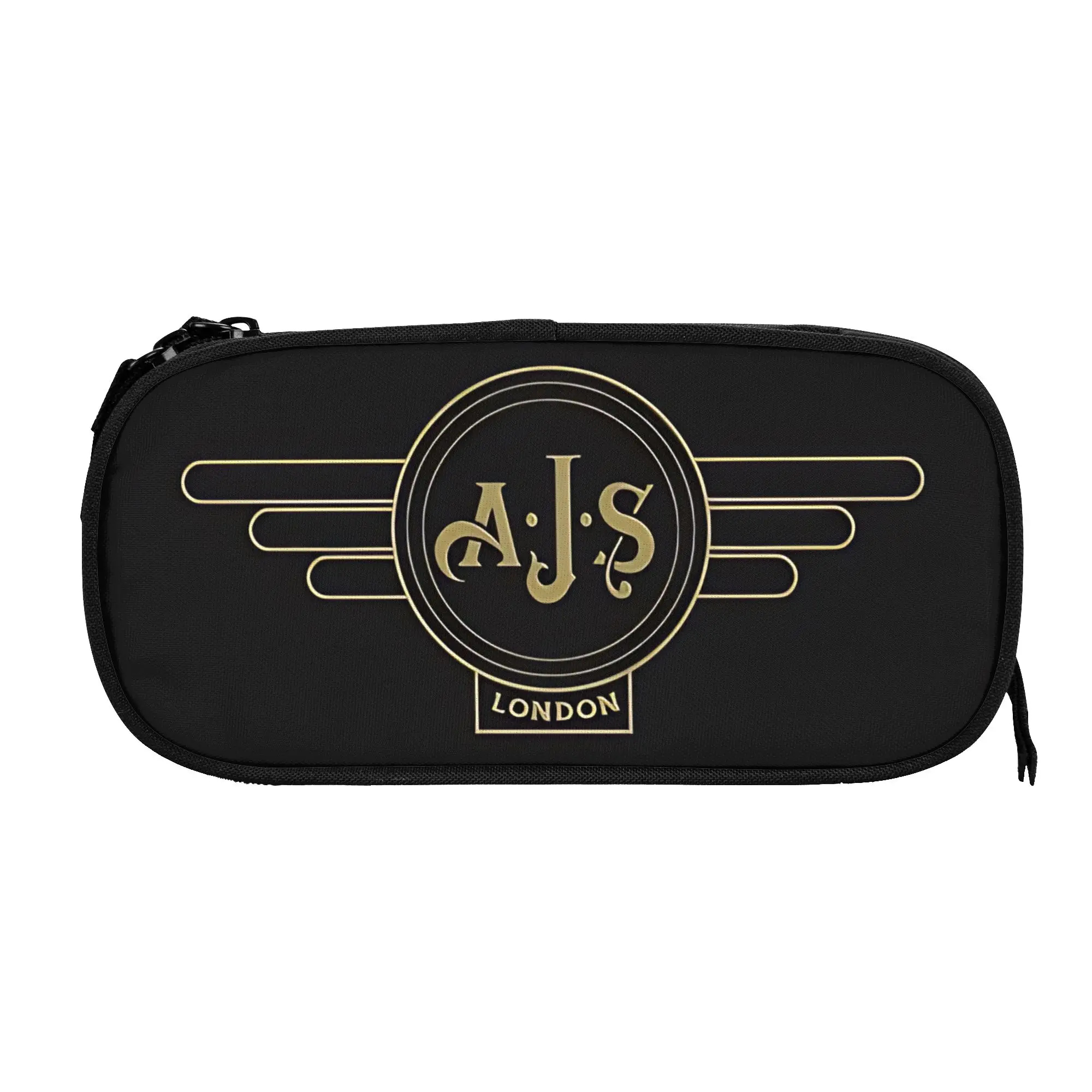 

1 piece Stylish Motorcycles Classic British Motor Pencil Case Teen Pen Bag AJS School Pencil Pouch