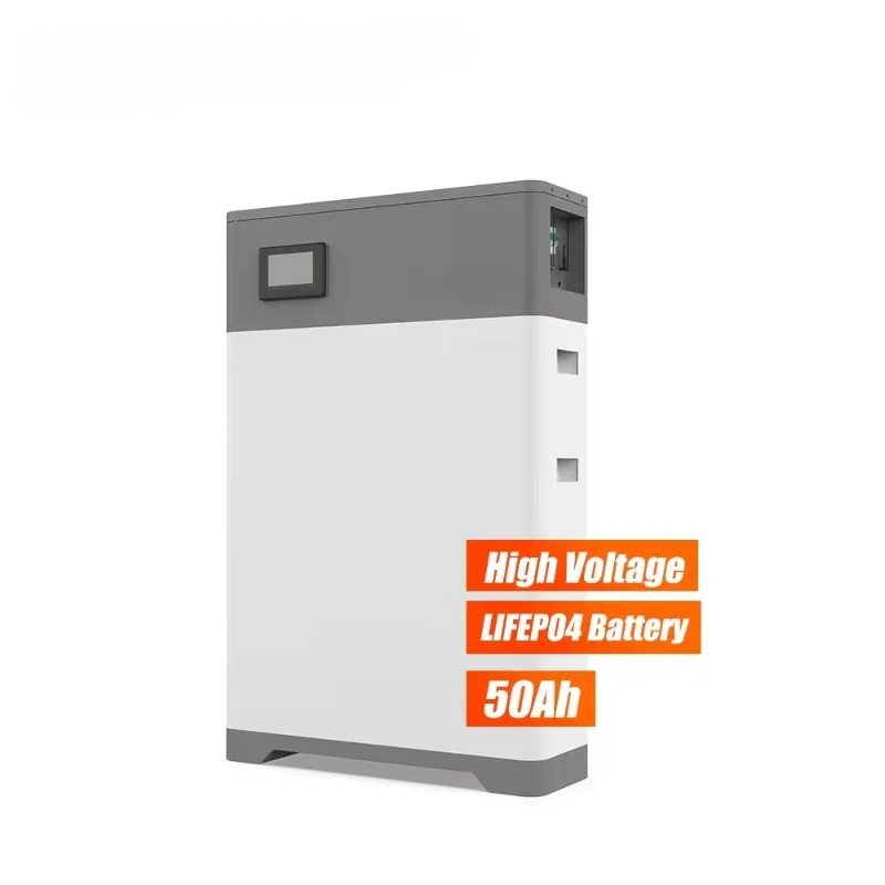 Batería Lifepo4 Apilable de Alto Voltaje 51.2v 50ah, Paquete de Baterías de Litio Solar 15kva 20kw 30kw 40kw