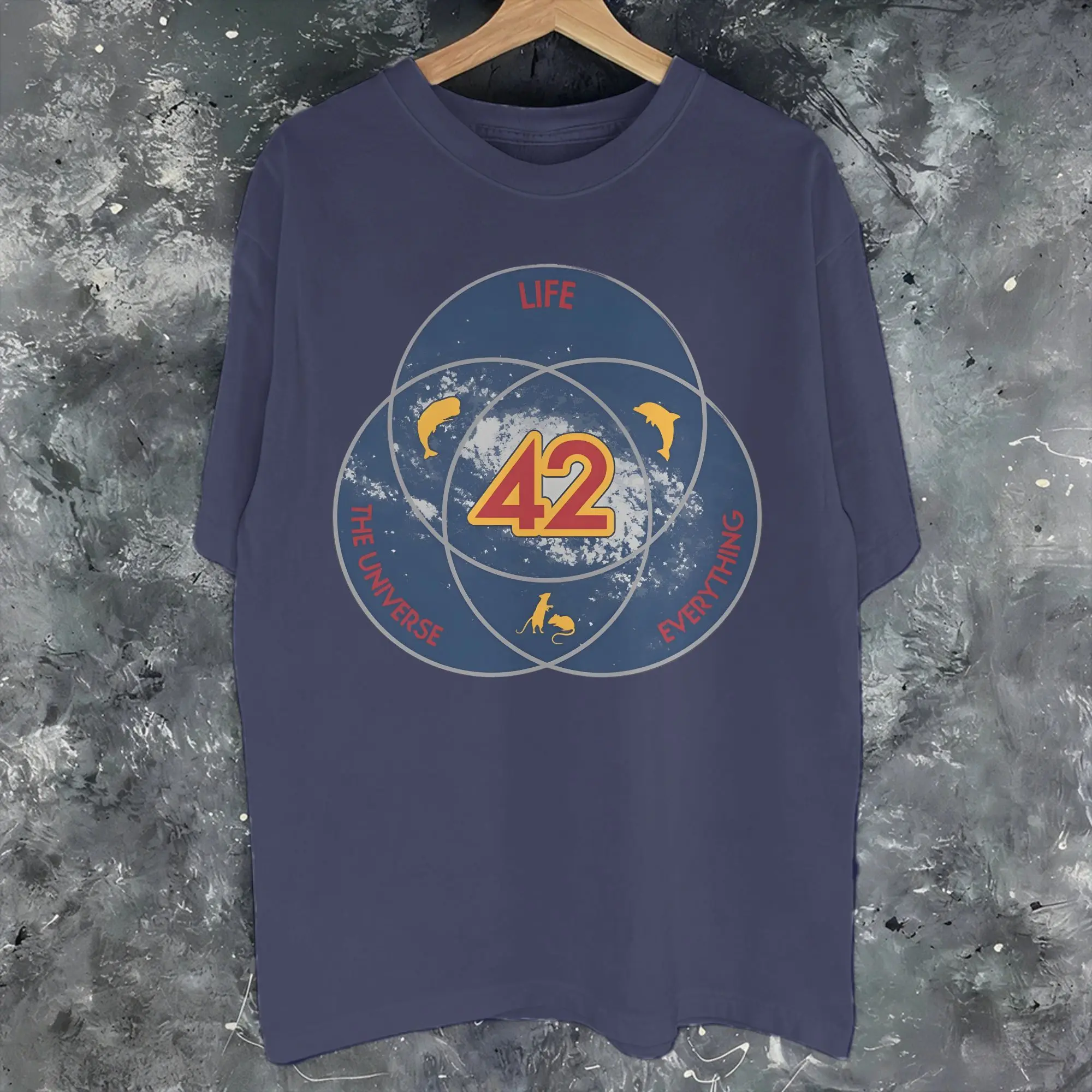 Summer dont panic 42 The Answer To Life Douglas Adams  T Shirt For Unisex  100% Cotton Tee Shirt Short Sleeve Clothing