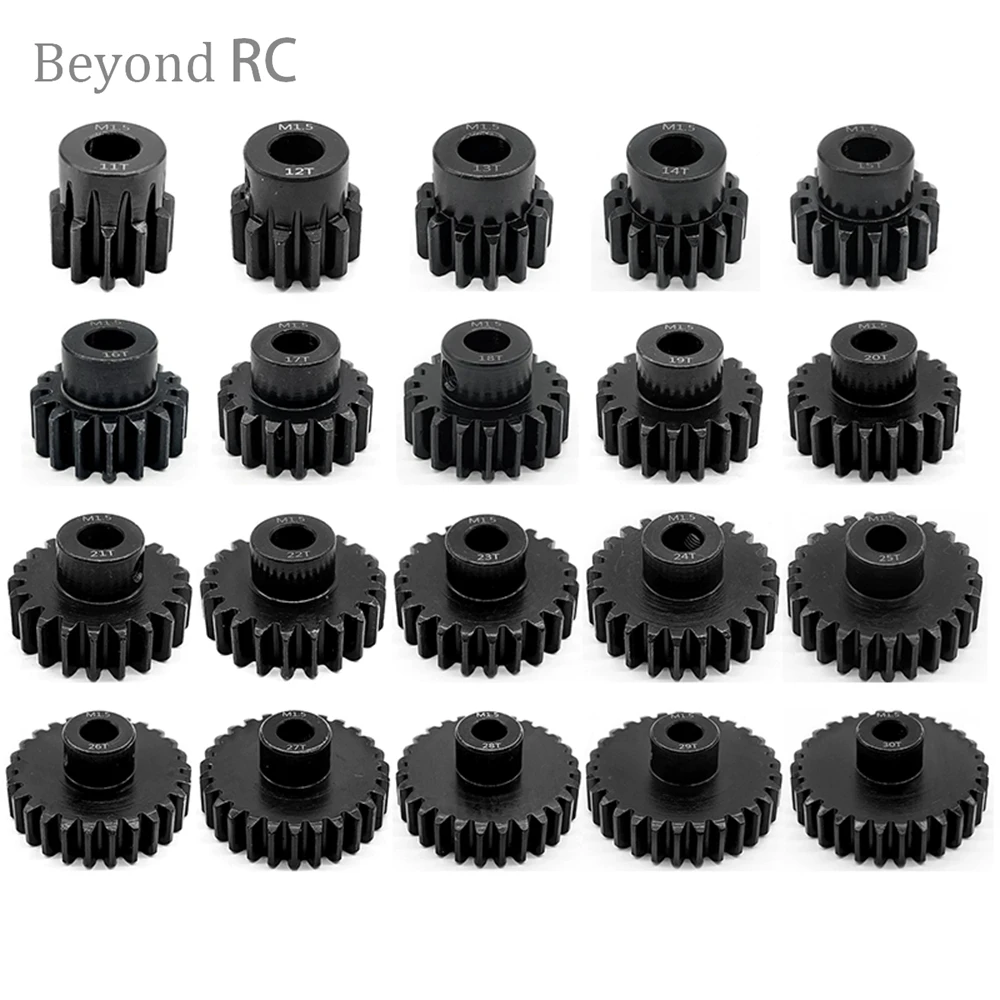 

Beyond RC Car Gears M1.5 Module 8.0 Bore Chrome Steel 11T-30T Motor Motor Teeth With M5 Machine Metre Screws Accessories