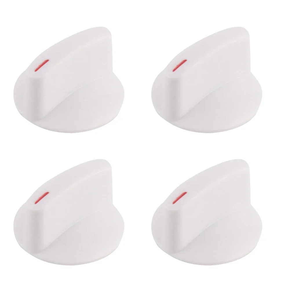 4Pcs White ABS Washing Machine Dryer Knob Replacement Part WH1X2721 For Home Appliance Laundry Equipment Accessories