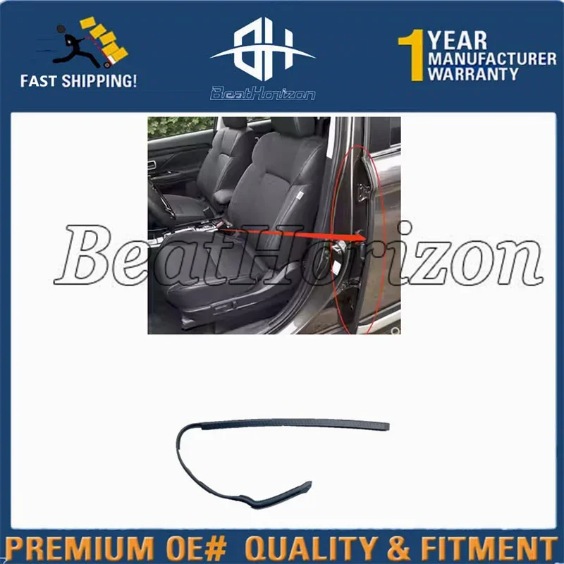 Door Rubber Seal Doorpost Rubber Strip For Mitsubishi Outlander 13- GF7W GF8W 5755A443 5755A444/ 5755A567 5755A568