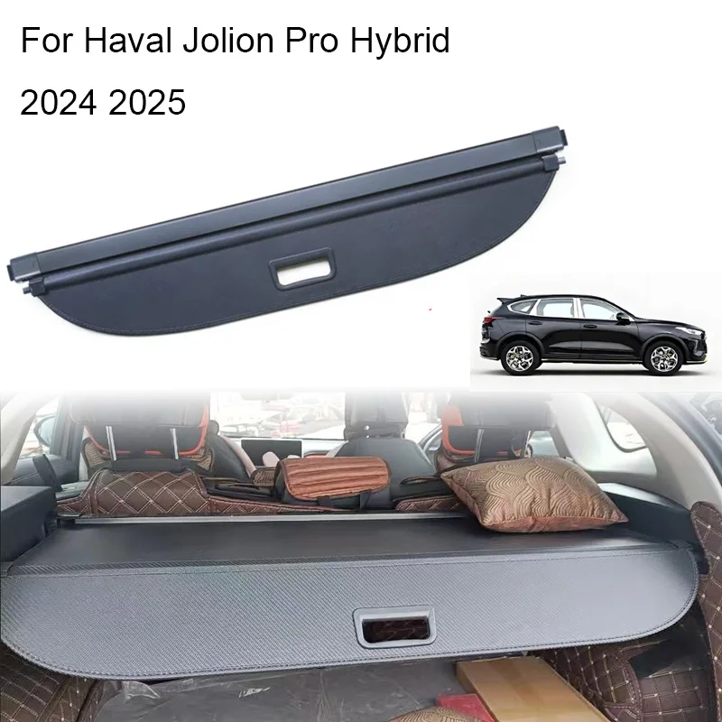 

Auto Trunk Curtain Organizer Cover For Haval GWM Jolion Pro 2024 2025 Hybrid Rear Rack Partition Shelter Shield Shade Luggage