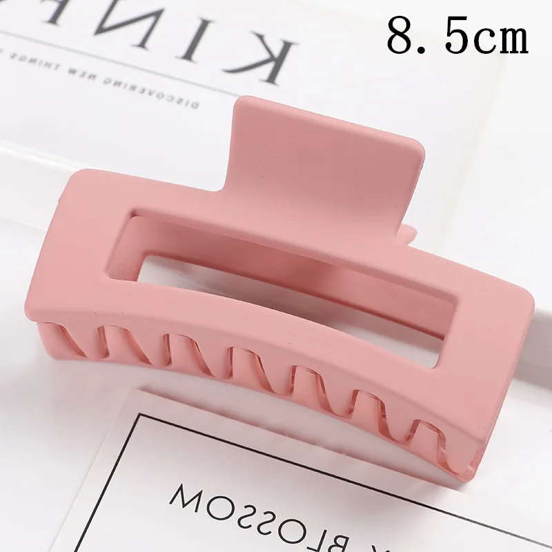 200Pcs 8.5cm Big Hair Claw Clips  Non-slip Big Square Matte for Women Girls, Strong Hold Banana Clips for Thick Thin Hair