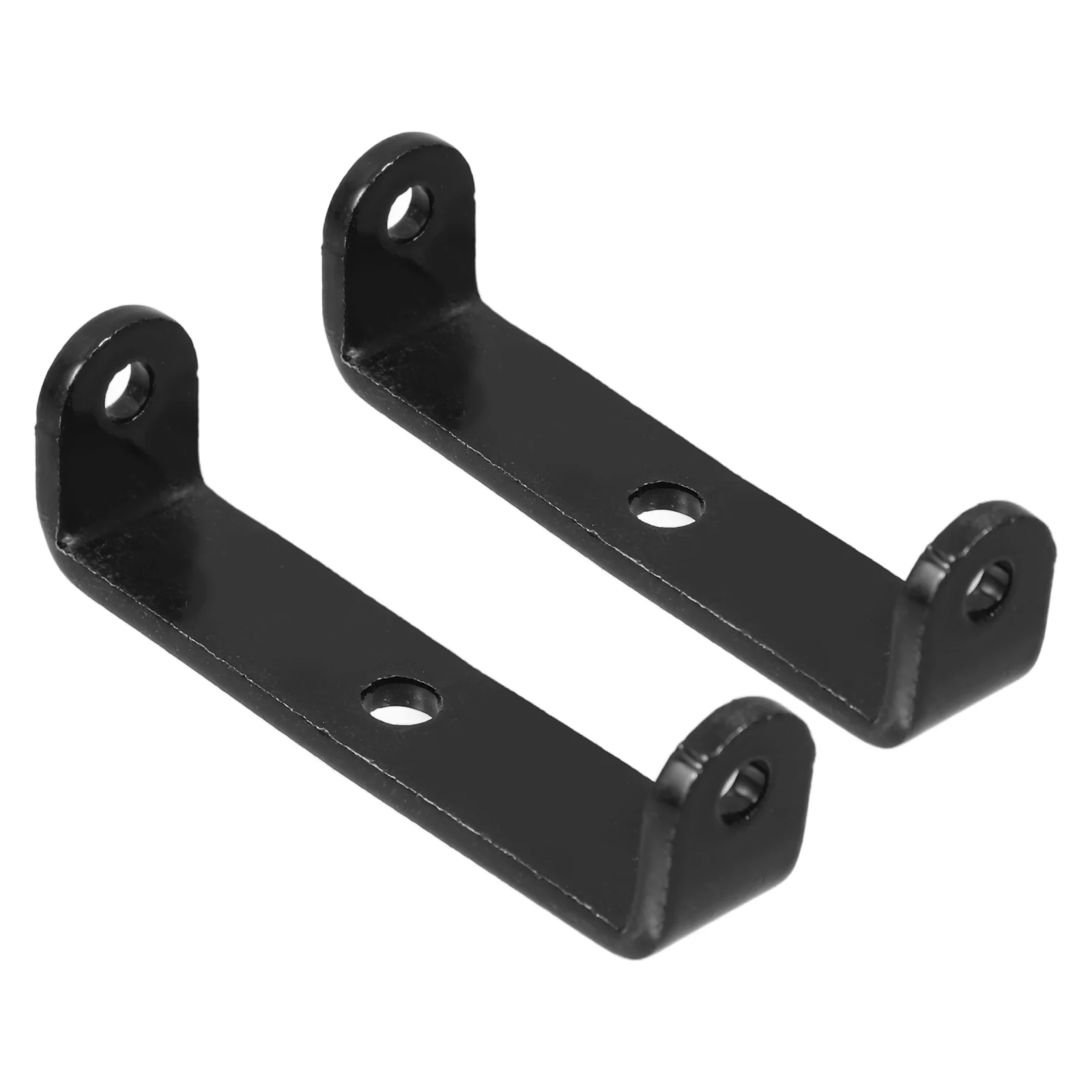 

2 Pcs Pillar Thickened Steel Black Shelf Accessories Shelves Heavy Duty Brackets