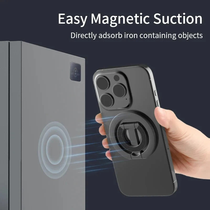 New MagSafe Double Sided Magnetic Phone Ring Holder Portable Folding Cellphones Stand Phone Accessories Support Bracket Grip Tok