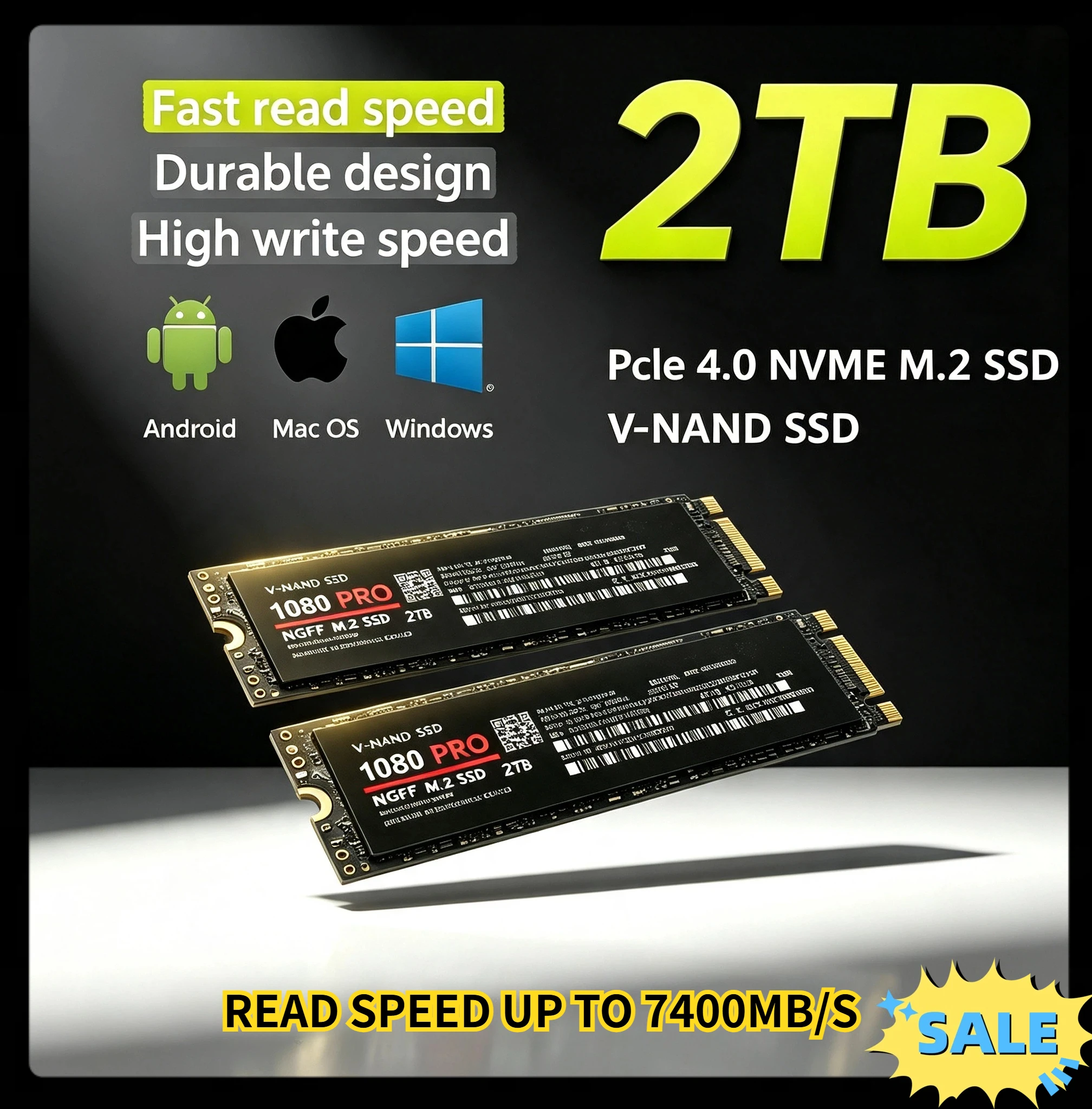 Pc Gaming Vs Ps5 - オリジナル新品M.2 NGFF NVMe PCIe 4.0 SSD高速ゲーミング内蔵ドライブストレージアップグレード