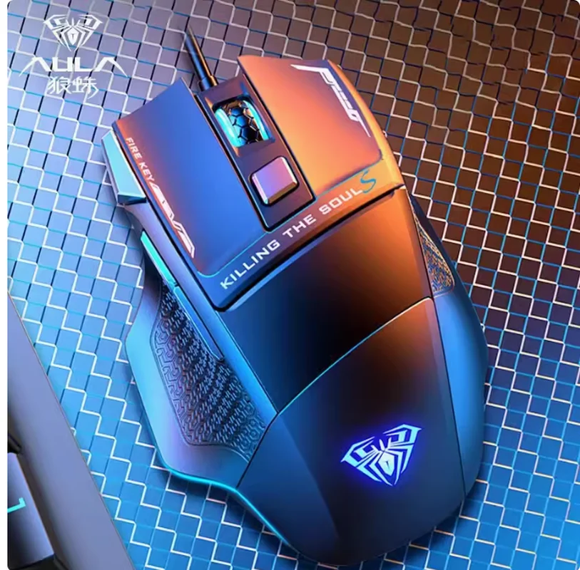 Wolf Spider S12 Soul Killing Second Generation Mouse Wired Usb Esports Game Office Notebook Home Mechanical Mouse