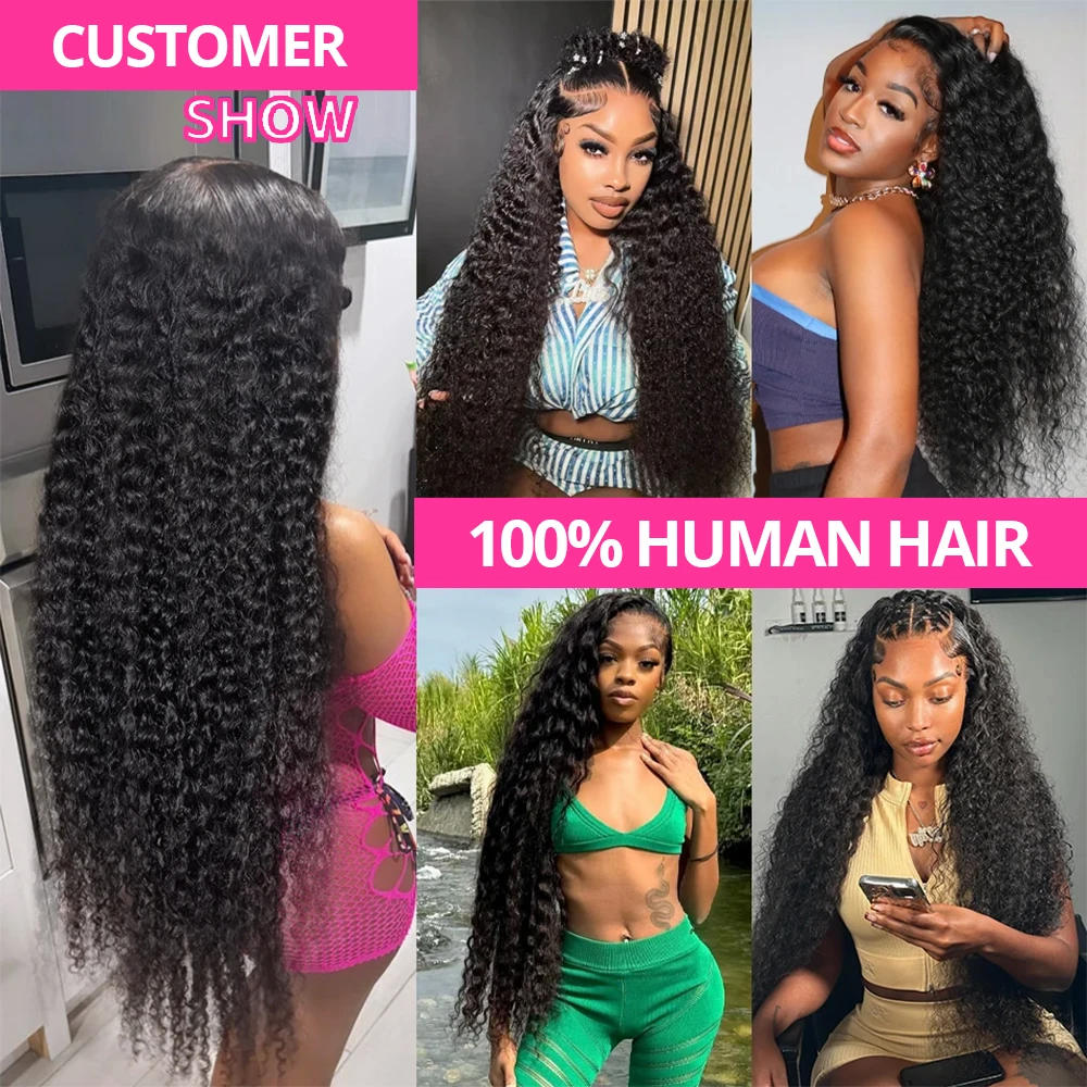 360 كامل الدانتيل الباروكة الأمامية شعر الإنسان موجة عميقة شعر مستعار HD الدانتيل أمامي باروكة من شعر طبيعي قبل قطعها شعري مجعد الباروكات للنساء