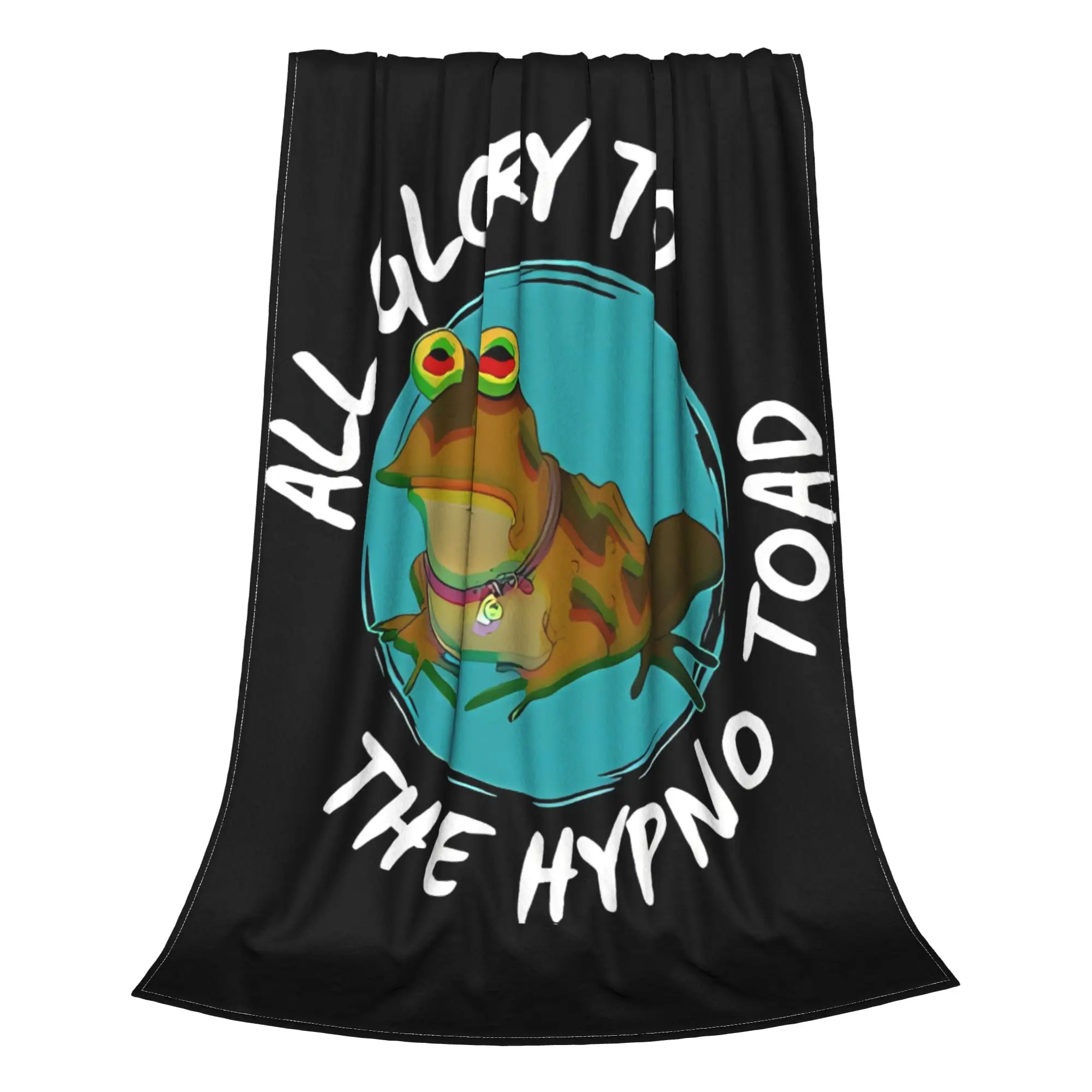 1PC All Glory To The Hypno Toad! Futurama Home Room Decorations Winter Blankets For Adults Bedding Home Interior Sofa Knee